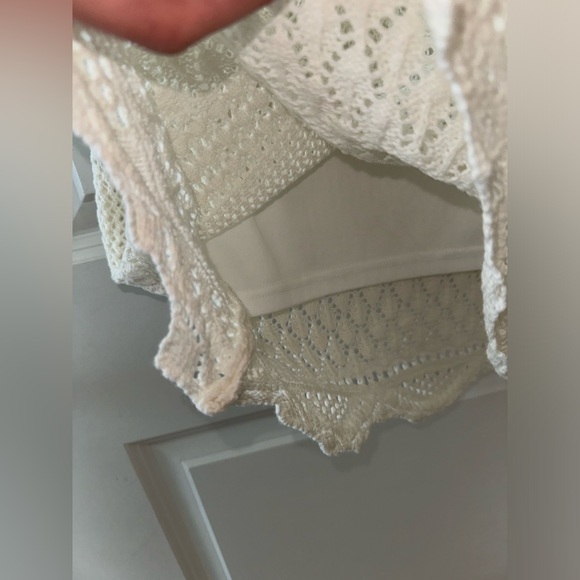 White Crochet Midi Dress- Women’s M - Picture 2 of 9